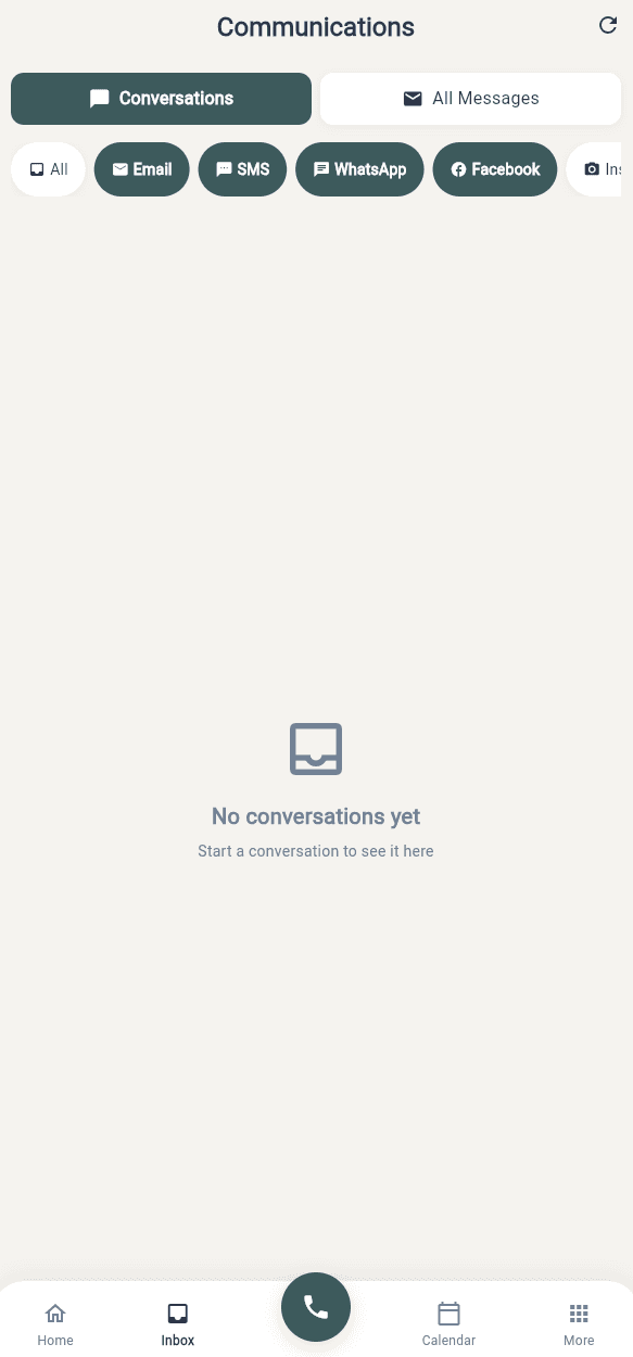 Mobile App - Communications