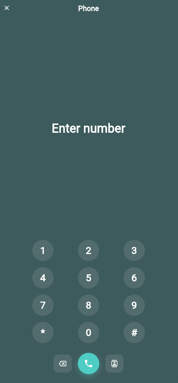 Mobile App - Dialer & Contacts